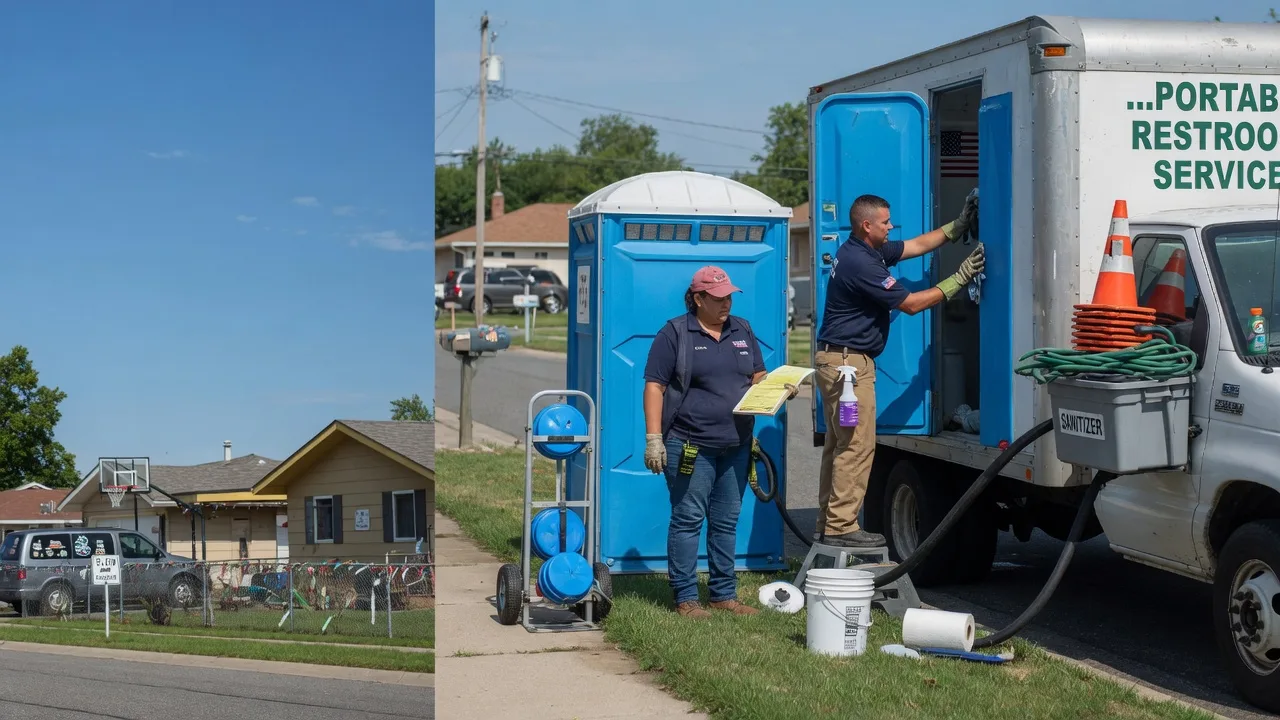 Portable Toilet Rental in Trafalgar, IN near me